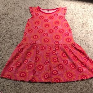 Girls cap sleeve dress Tea Collection size 7